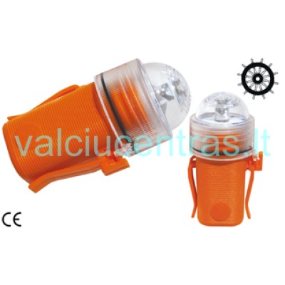 Signalinis švyturėlis gelbėjimosi liemenei